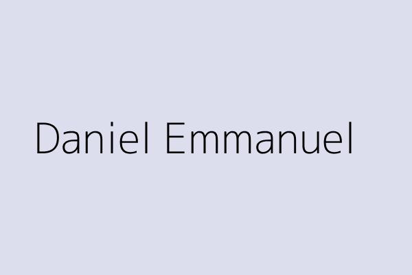 Daniel Emmanuel